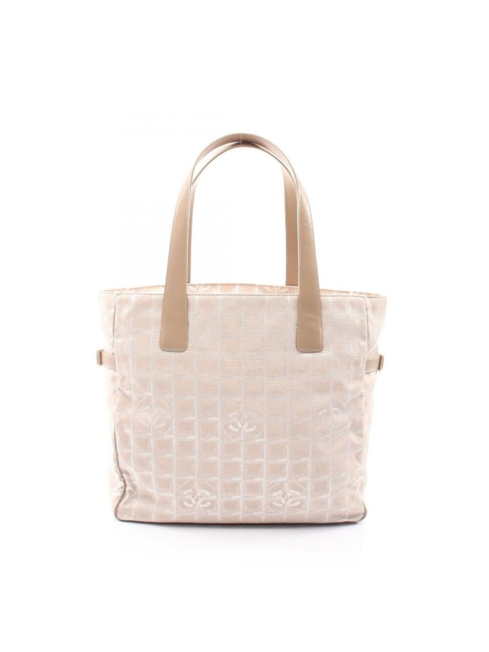 Chanel Tote New Travel Line GM Beige Leather GM